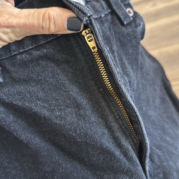 Rare Vintage orange tab 1990’s black Levi's 15951 relaxed fit tapered leg size 6 - Picture 12 of 12